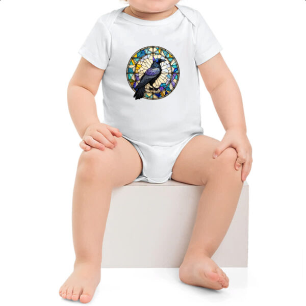 Body infantil Vitral corvo - Imagem 2