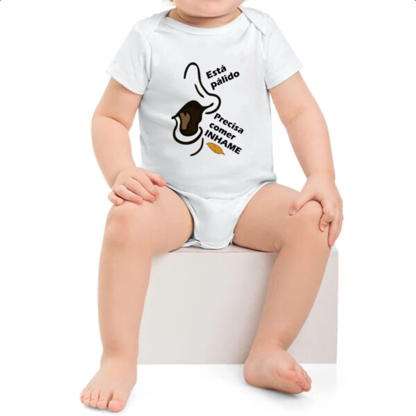 Body infantil Vovo juju comer inhame - Imagem 2
