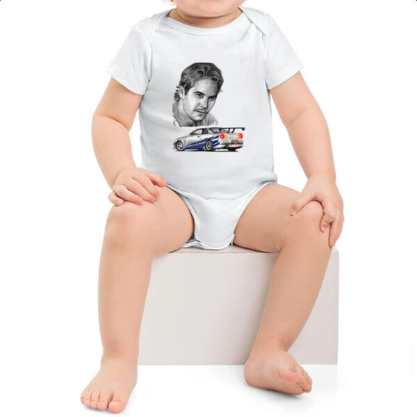 Body infantil Brian Skyline GTR Grafite - Imagem 2