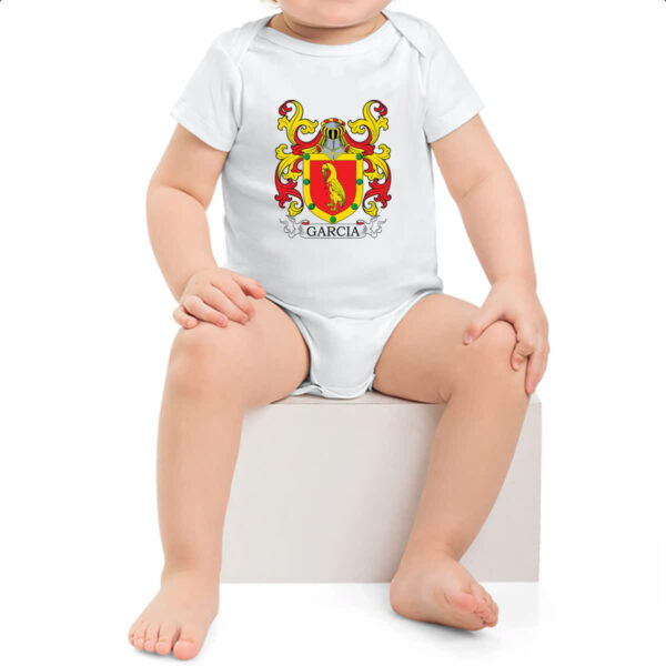 Body infantil Brasao Familia Garcia - Imagem 2