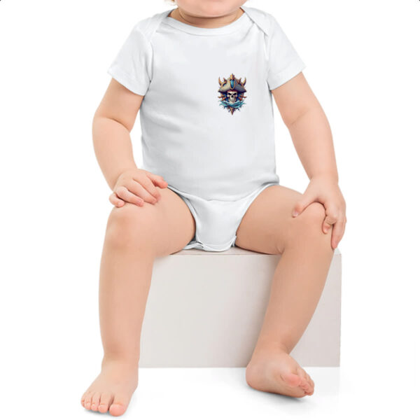 Body infantil Brasao pirata 03 - Imagem 2