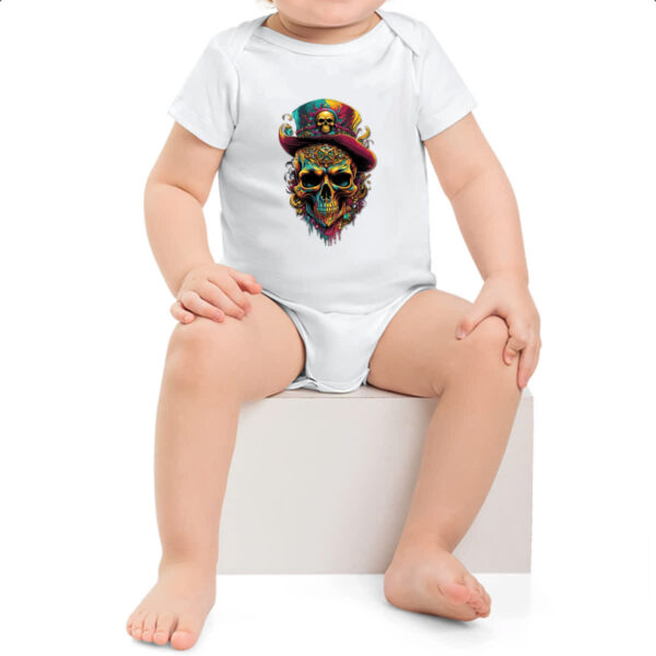 Body infantil Cranio pirata joias - Imagem 2