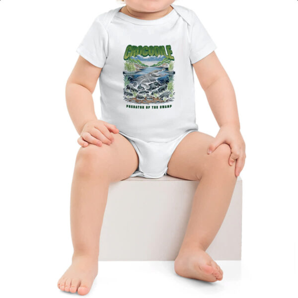 Body infantil Crocodilo do pantano - Imagem 2