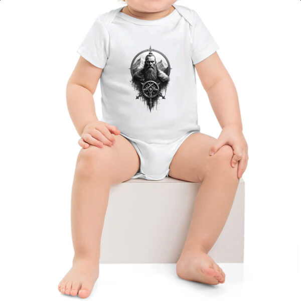Body infantil Tatoo viking guerreiro - Imagem 2
