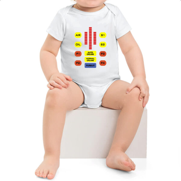 Body infantil Super Maquina Kitt Painel Nostalgia - Imagem 2