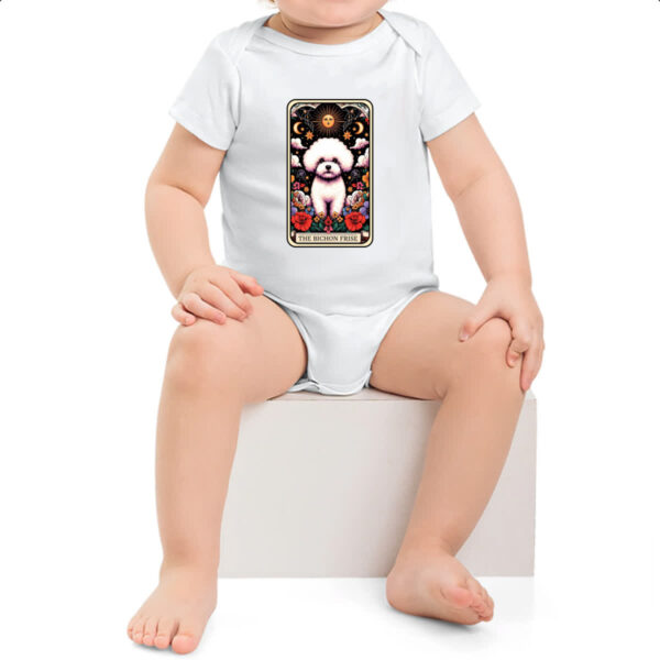 Body infantil Taro cachorro Bichon Frise - Imagem 2