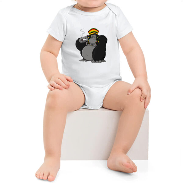 Body infantil Gorila Reggae - Imagem 2
