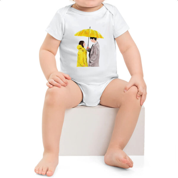 Body infantil Casal Dorama Guarda Chuva - Imagem 2