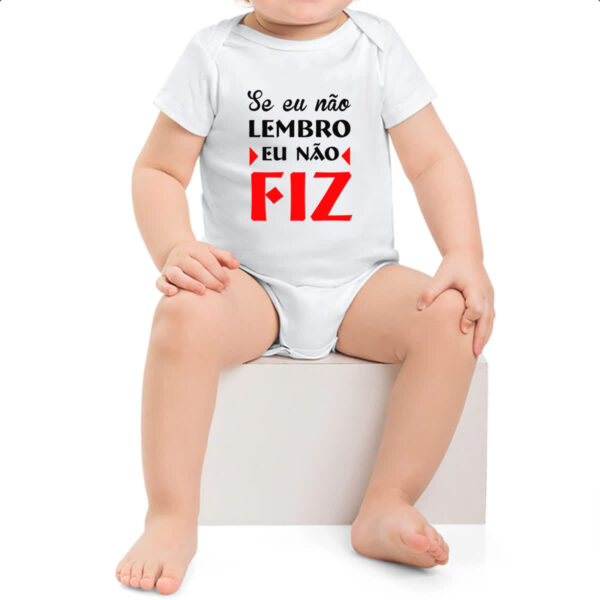 Body infantil Se eu nao lembro - Imagem 2
