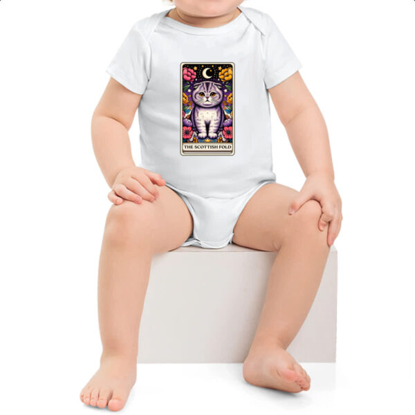 Body infantil Taro Gato Scottish Fold - Imagem 2