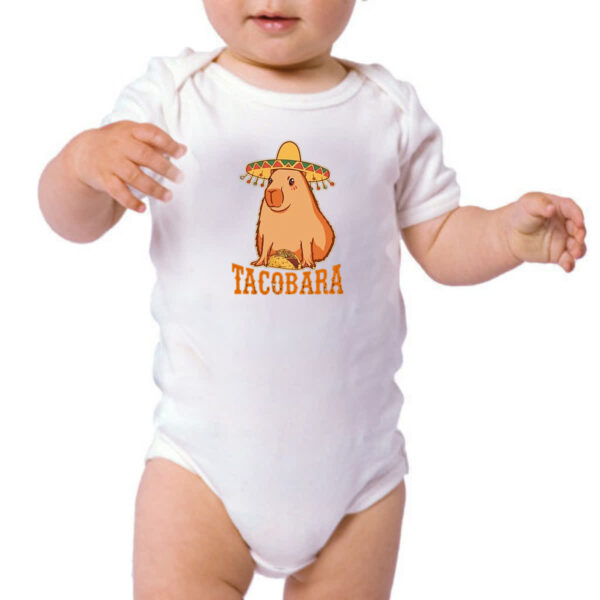 Body infantil Tacobara capivara - Imagem 3