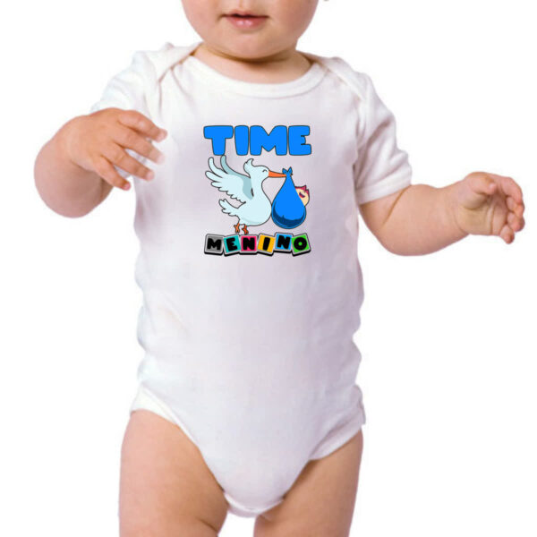 Body infantil Cegonha Time Menino - Imagem 3