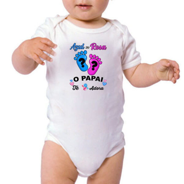 Body infantil Cha Revelacao Papai te adora - Image 3