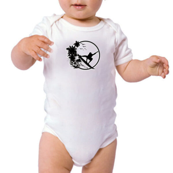 Body infantil Surf Noir Design - Imagem 3