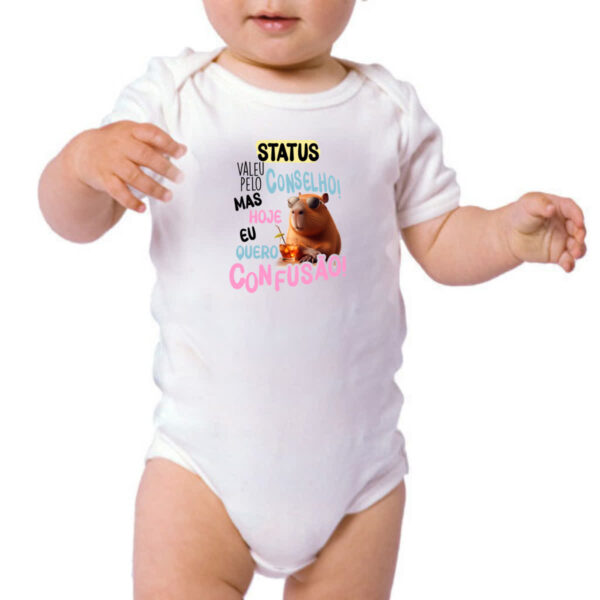 Body infantil Capivara obrigado pelo conselho - Imagem 3
