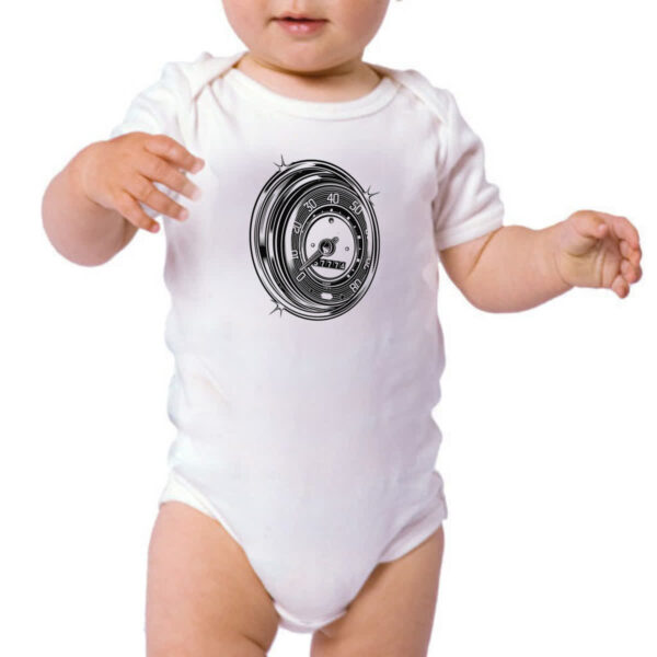 Body infantil Velocimetro Classico VW - Imagem 3