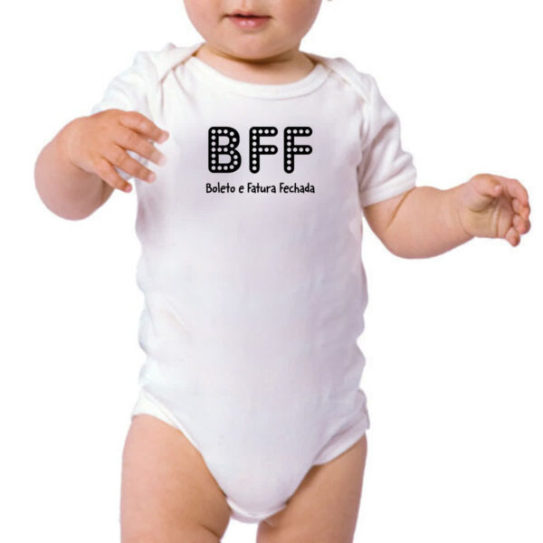 Body infantil BFF Boleto Fatura Fechada - Imagem 3