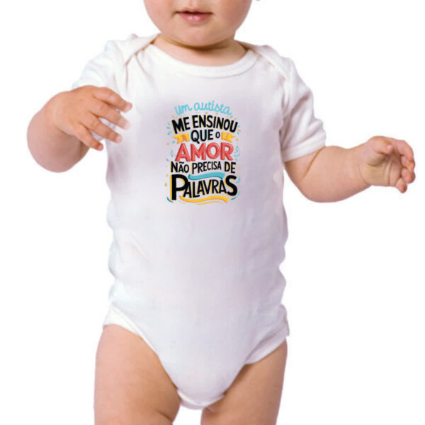 Body infantil Autismo amor nao precisa palavras - Imagem 3