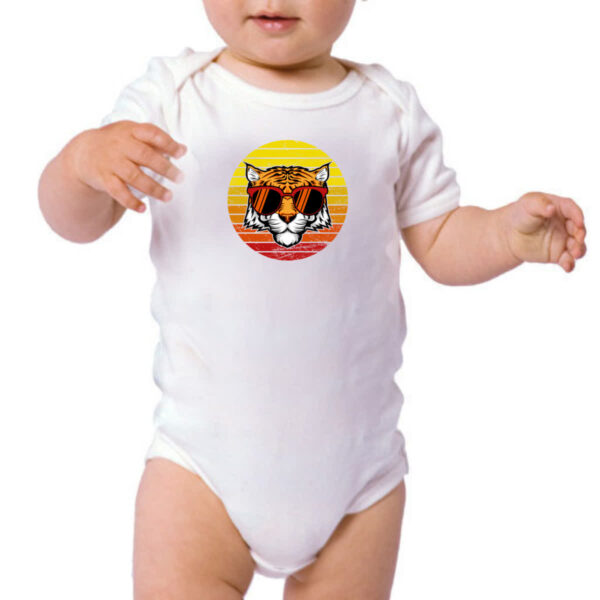 Body infantil Tigre ray ban sunset - Imagem 3