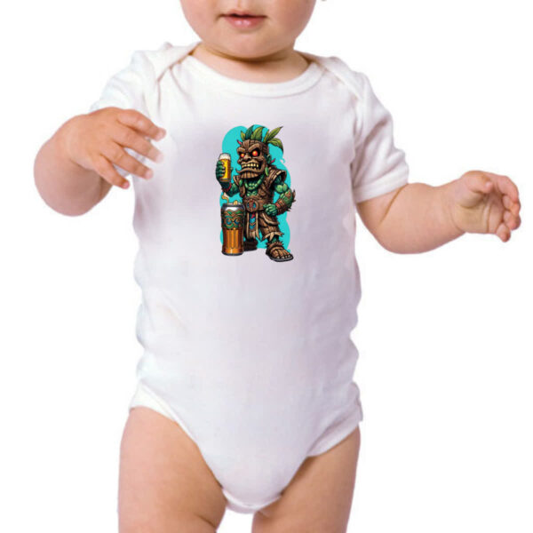 Body infantil Tiki dude cerveja - Imagem 3