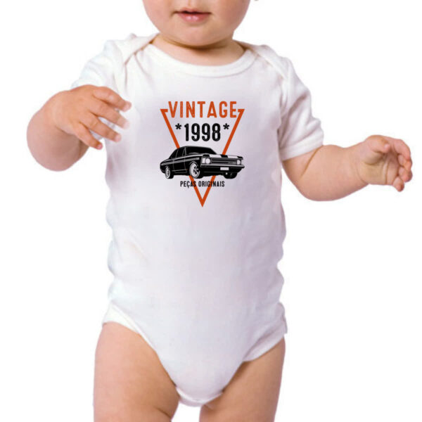 Body infantil Vintage Pecas Originais 1998 - Imagem 3