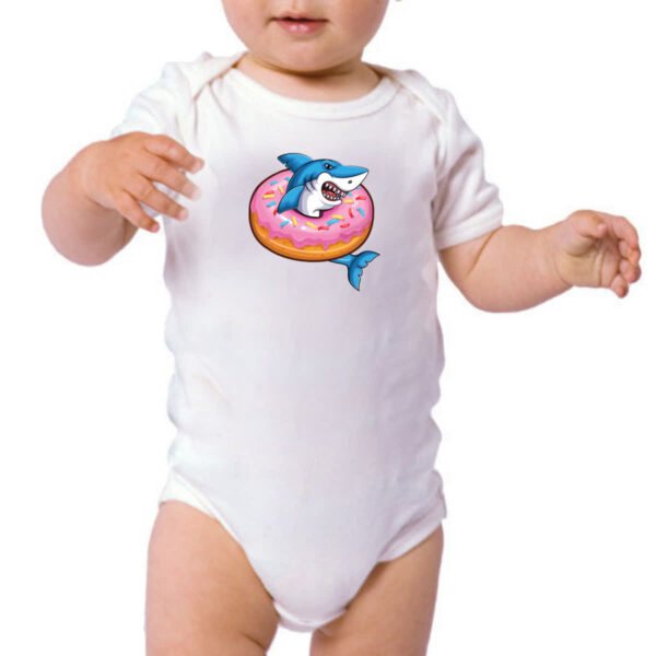 Body infantil Tubarao Donuts - Imagem 3