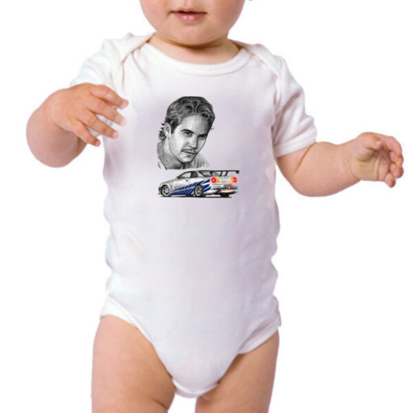 Body infantil Brian Skyline GTR Grafite - Imagem 3