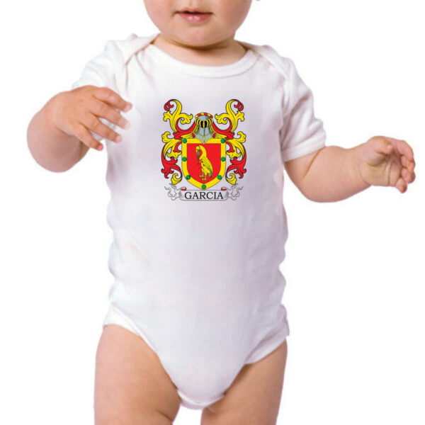 Body infantil Brasao Familia Garcia - Imagem 3