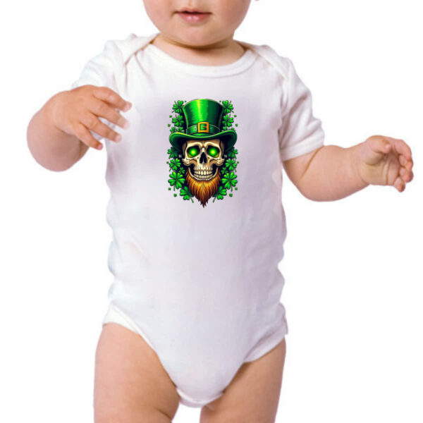 Body infantil Skull Leprechaun - Imagem 3