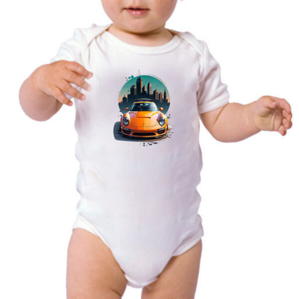 Body infantil Porche sunset city - Imagem 3