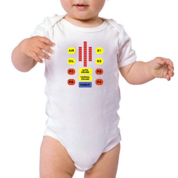 Body infantil Super Maquina Kitt Painel Nostalgia - Imagem 3