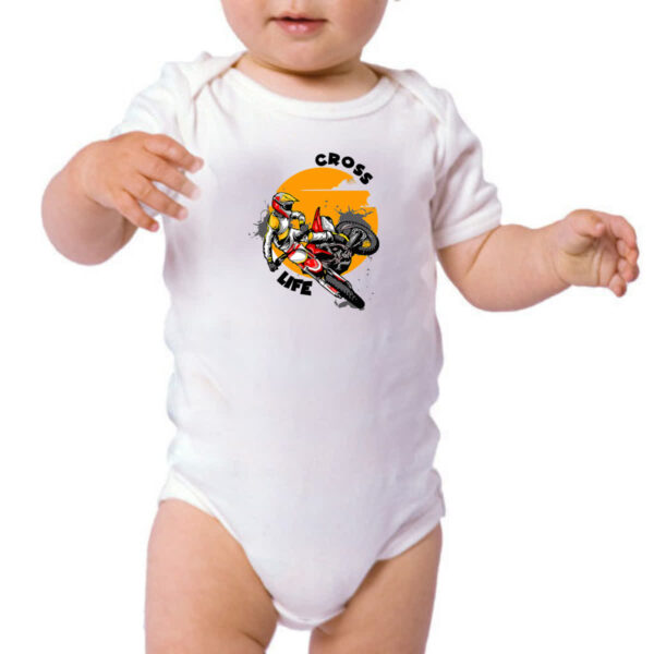 Body infantil Moto Cross Life - Imagem 3