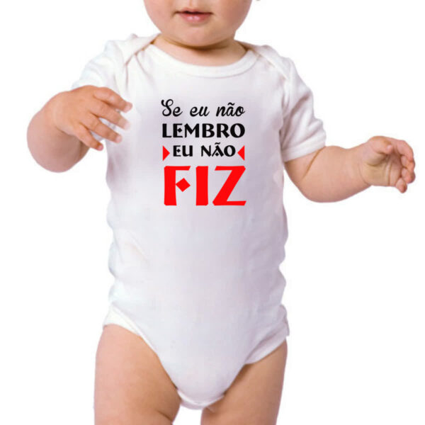 Body infantil Se eu nao lembro - Imagem 3