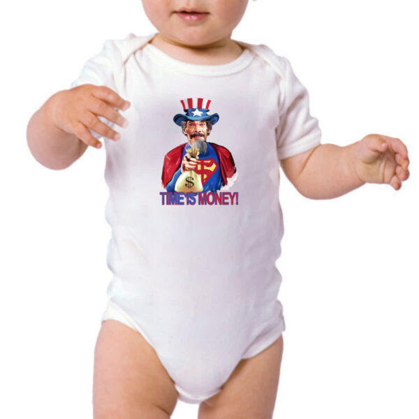 Body infantil Super Sam Time is Money - Imagem 3