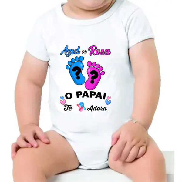 Body infantil Cha Revelacao Papai te adora - Image 4