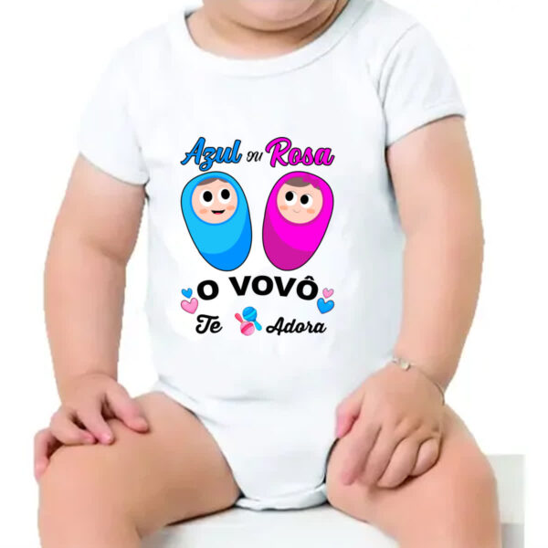 Body infantil Cha Revelacao o Vovo te adora - Image 4