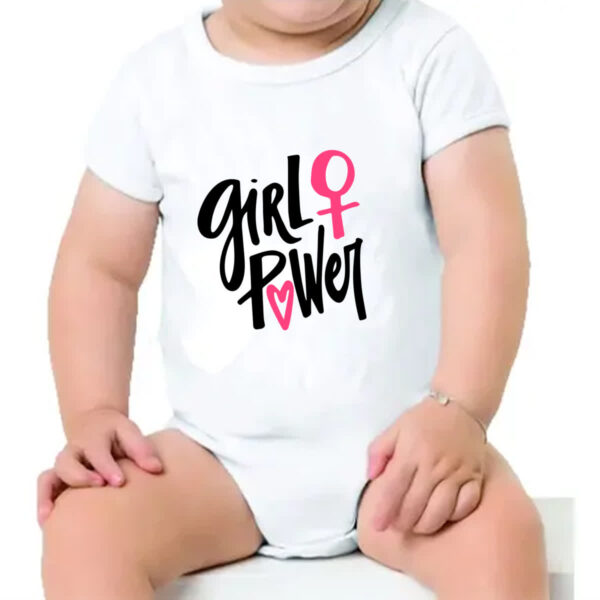 Body infantil Empoderada Girl Power - Imagem 4