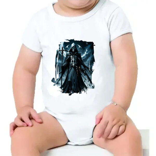 Body infantil Grim Reaper Lua Minguante - Imagem 4
