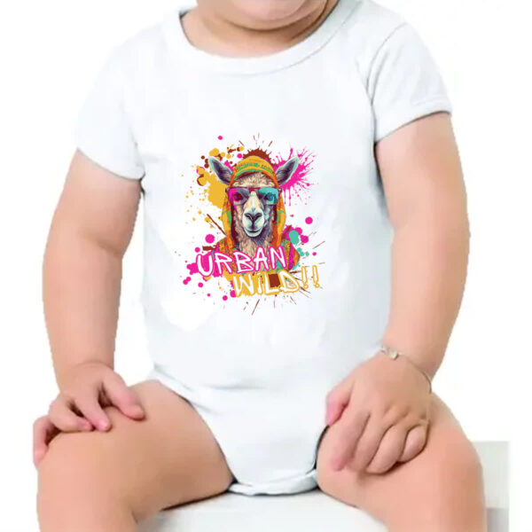 Body infantil Kanguru Urban Wild Watercolor - Imagem 4