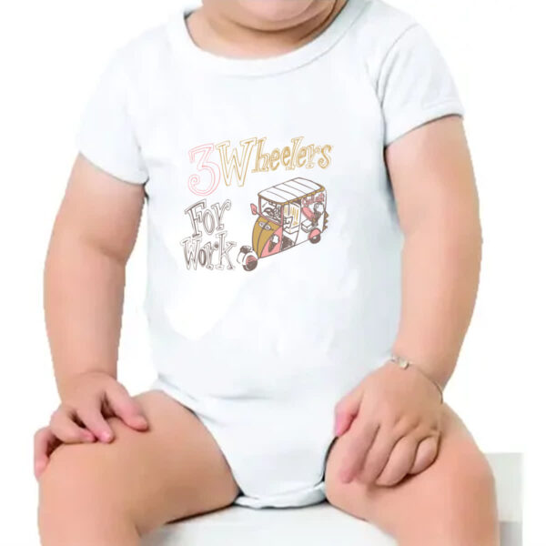 Body infantil 3 Wheelers for work - Imagem 4
