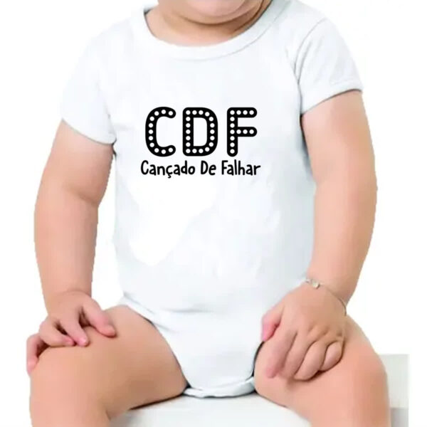 Body infantil CDF Cancado De Falhar - Imagem 4