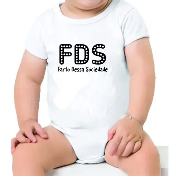 Body infantil FDS Farto Dessa Sociedade - Imagem 4
