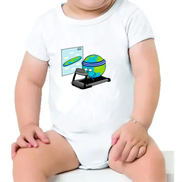 Body infantil Terra querendo ser plana - Imagem 4