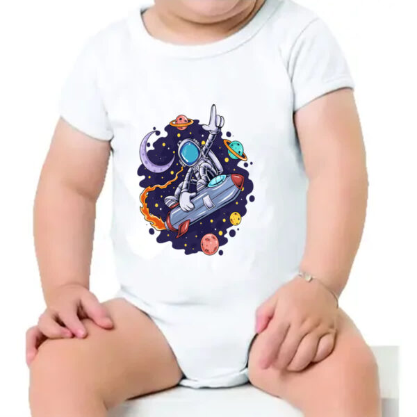 Body infantil Surfando na nave - Image 4