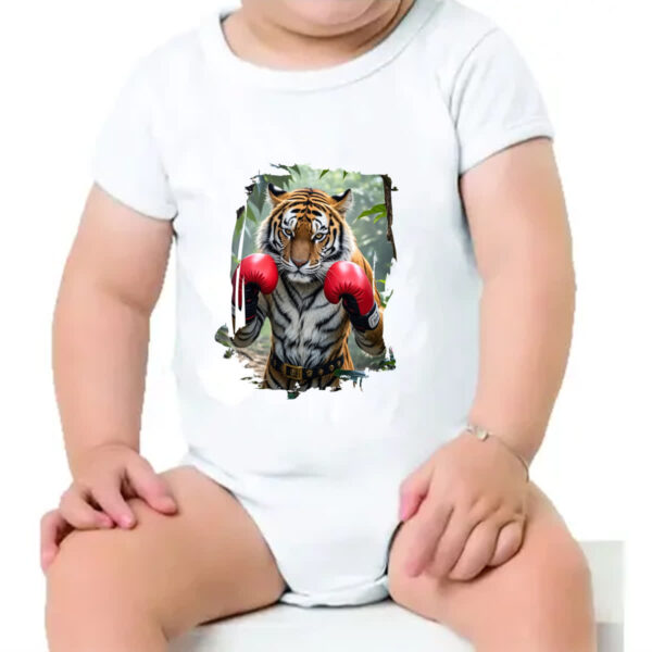 Body infantil Tigre pugilista - Imagem 4