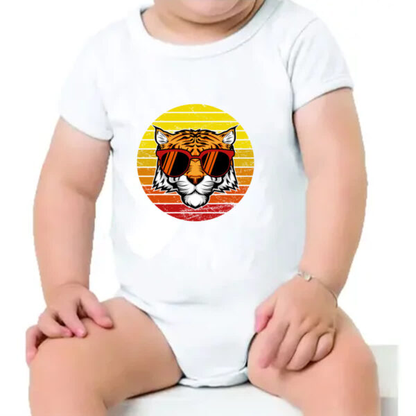 Body infantil Tigre ray ban sunset - Imagem 4