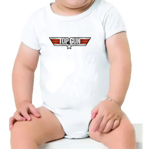 Body infantil Top Gun Logo - Imagem 4