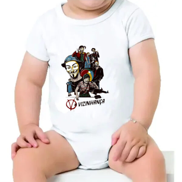 Body infantil V de vizinhanca - Imagem 4