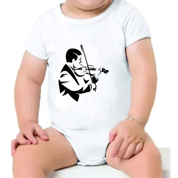 Body infantil Violinista - Imagem 4