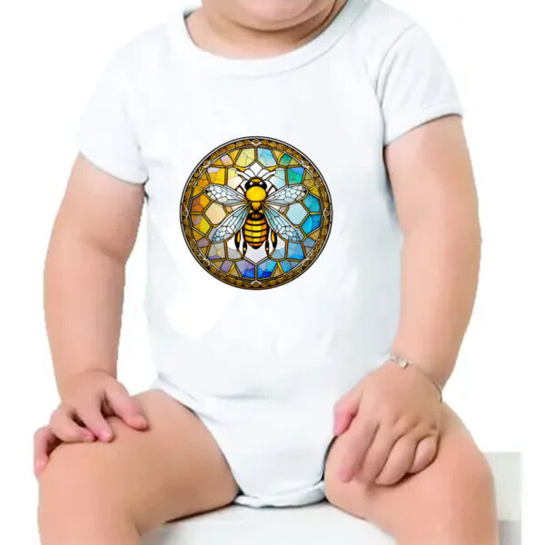 Body infantil Vitral Abelha - Imagem 4
